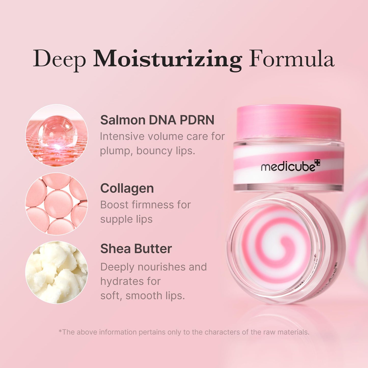 medicube PDRN lip sleeping mask glow balm | Salmon PDRN, Collagen, Shea Butter for Softer Lips, Long-lasting Moisture, Overnight and daily lip care, Korean Skincare 0.35 oz.
