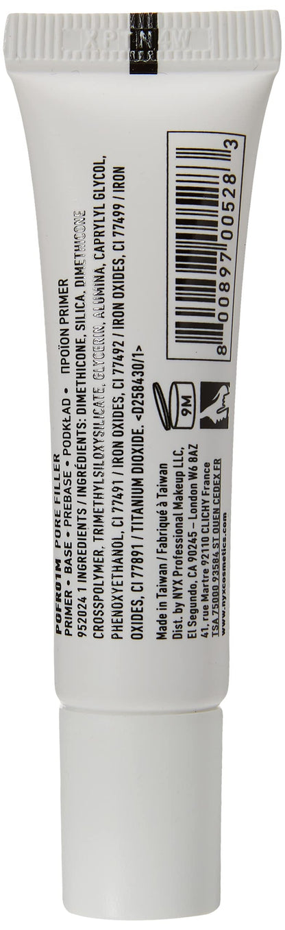 NYX Professional Makeup Pore Filler Primer, Mini Size 0.27 Fl. Oz.