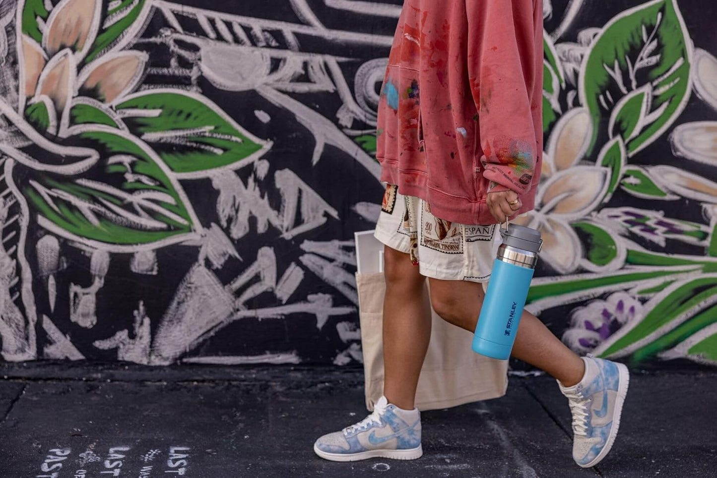 Stanley Quick Flip GO Water Bottle 36 oz | Push Button Lid | Leakproof and Packable for Travel and Sports | Insulated Stainless Steel | BPA-Free | Pool