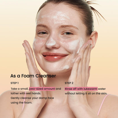 BIODANCE Collagen Mask To Foam Cleanser, Face Wash for Women, 2-in-1 Pore Mask and Hydrating Foaming Facial Cleanser for Sensitive Skin, Oily Skin, 5.07 fl. oz. (150 ml)