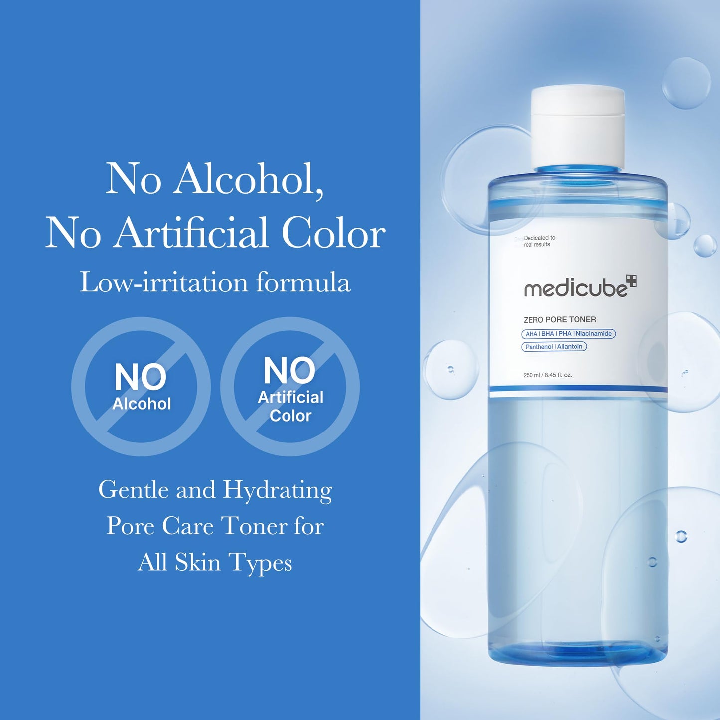 medicube Glass Glow Flawless Pore Care Step 1: Zero Pore Blackhead Deep Cleansing Oil and Zero Pore Toner