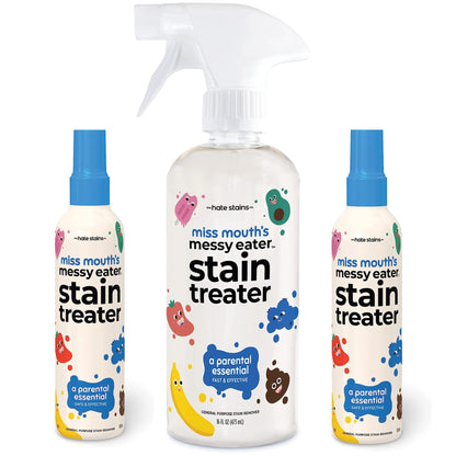 Miss Mouth's Messy Eater Stain Treater - 2 Pack Stain Remover Spray and 16oz Bottle