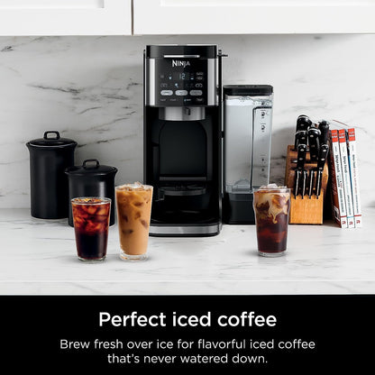 Ninja DualBrew Hot & Iced Coffee Maker, Single-Serve, Compatible with K-Cups & (12-Cup Carafe)