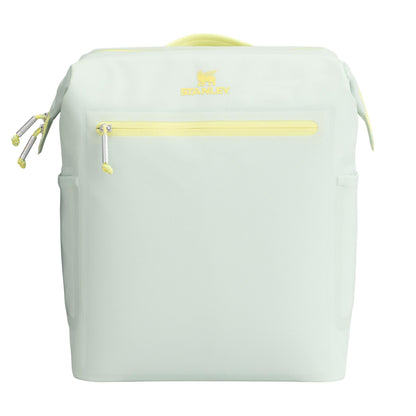Stanley All Day Madeleine Midi Backpack Soft Cooler 14.8 Quarts | 20 Can Cooler with Handle and Shoulder Straps | Stays Cold for a Day | Insulated Travel Bag with Zipper | BPA-Free | Mist