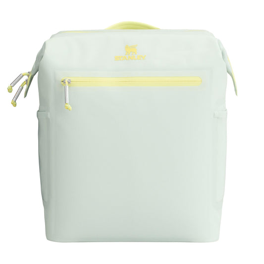 Stanley All Day Madeleine Midi Backpack Soft Cooler 14.8 Quarts | 20 Can Cooler with Handle and Shoulder Straps | Stays Cold for a Day | Insulated Travel Bag with Zipper | BPA-Free | Mist