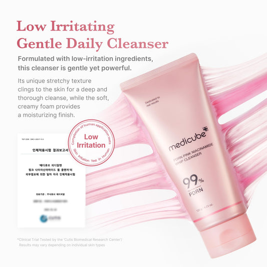 medicube Salmon PDRN Essentials Set: Salmon DNA PDRN pink collagen jelly gel mask 4ea and Pink Marshmallow Whip Cleanser