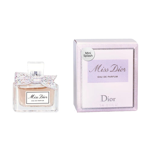 Miss Dior Eau de Parfum Mini Splash for Women, 0.17 Ounce