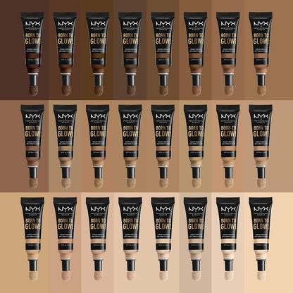 NYX PROFESSIONAL MAKEUP Born To Glow Radiant Concealer, Medium Coverage - Mocha
