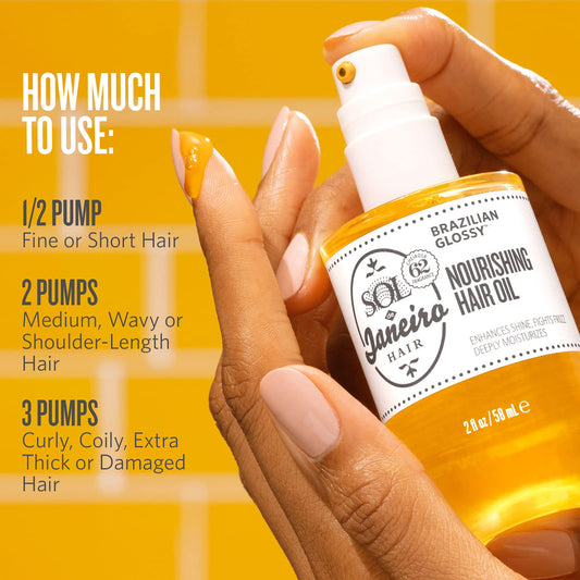 SOL DE JANEIRO Milky Leave-In Conditioner & Brazilian Glossy Nourishing Hair Oil l Frizz Fighting Duo, Amazon Exclusive