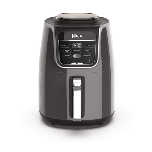 Ninja Air Fryer XL, 5.5 Qt. Capacity that can Air Fry, Air Roast, Bake, Reheat & Dehydrate, with Dishwasher Safe, Nonstick Basket & Crisper Plate and a Chef-Inspired Recipe Guide, Grey, AF150AMZ