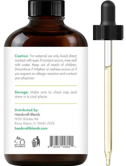 Handcraft Blends Peppermint Essential Oil - Huge 4 Fl Oz - 100% Pure and Natural - Premium Grade Essential Oil for Diffuser and Aromatherapy, and DIY Soap Making