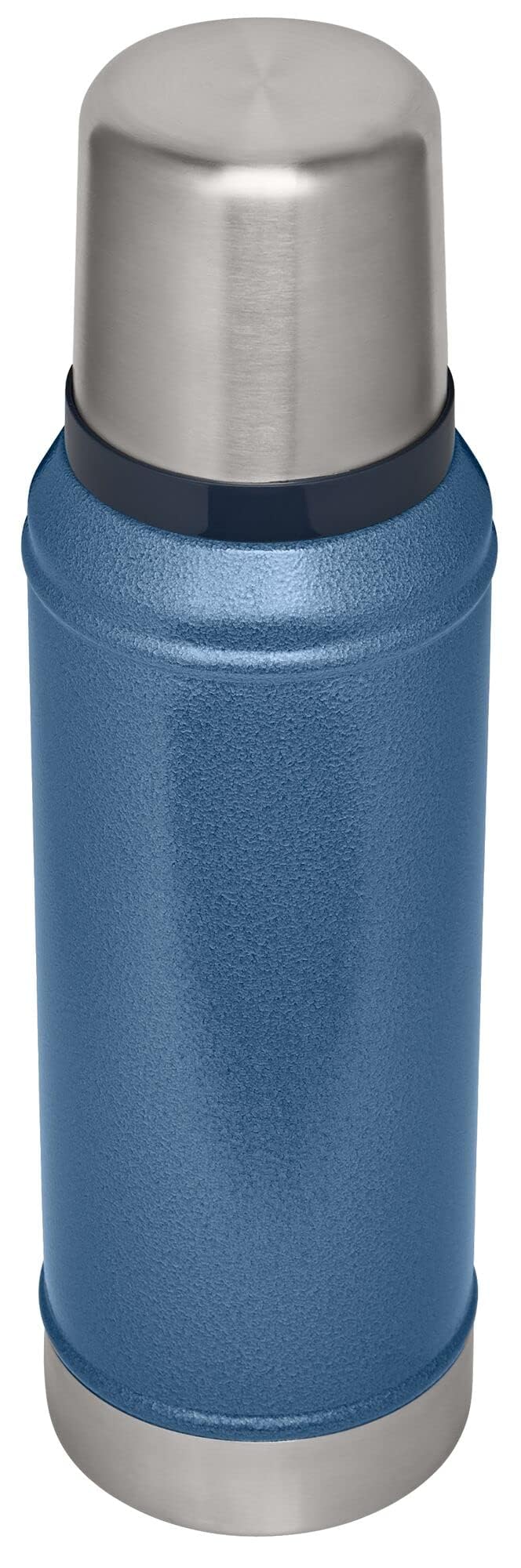 Stanley Classic Legendary Vacuum Bottle 1.0 qt | Wide Mouth with Leakproof Cup Lid | Keep Drinks Hot or Cold | Packable for Travel | Insulated Stainless Steel Thermos | BPA-Free | Hammertone Lake