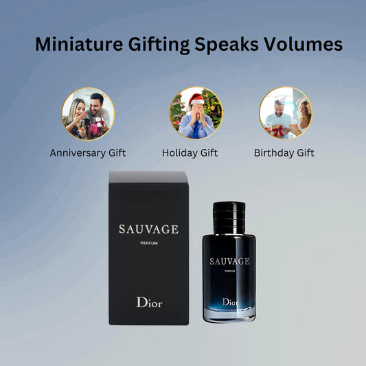 Dior Sauvage Parfum for Men - .34 oz./10ml Mini