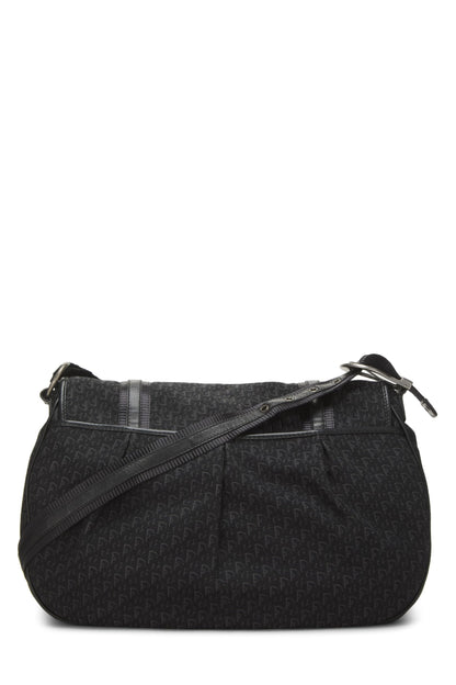 Dior, Pre-Loved Black Trotter Canvas Messenger Bag, Black