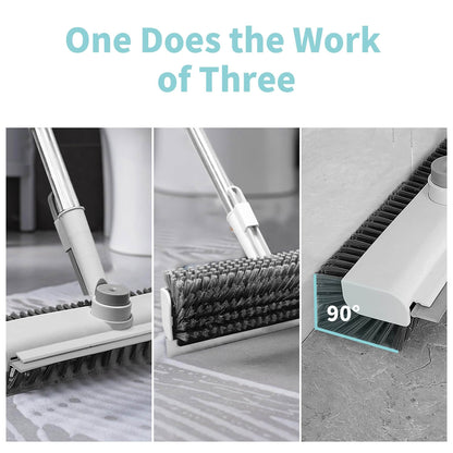 AIR U+ Floor Scrub Brush and Grout Brush with Long Handle