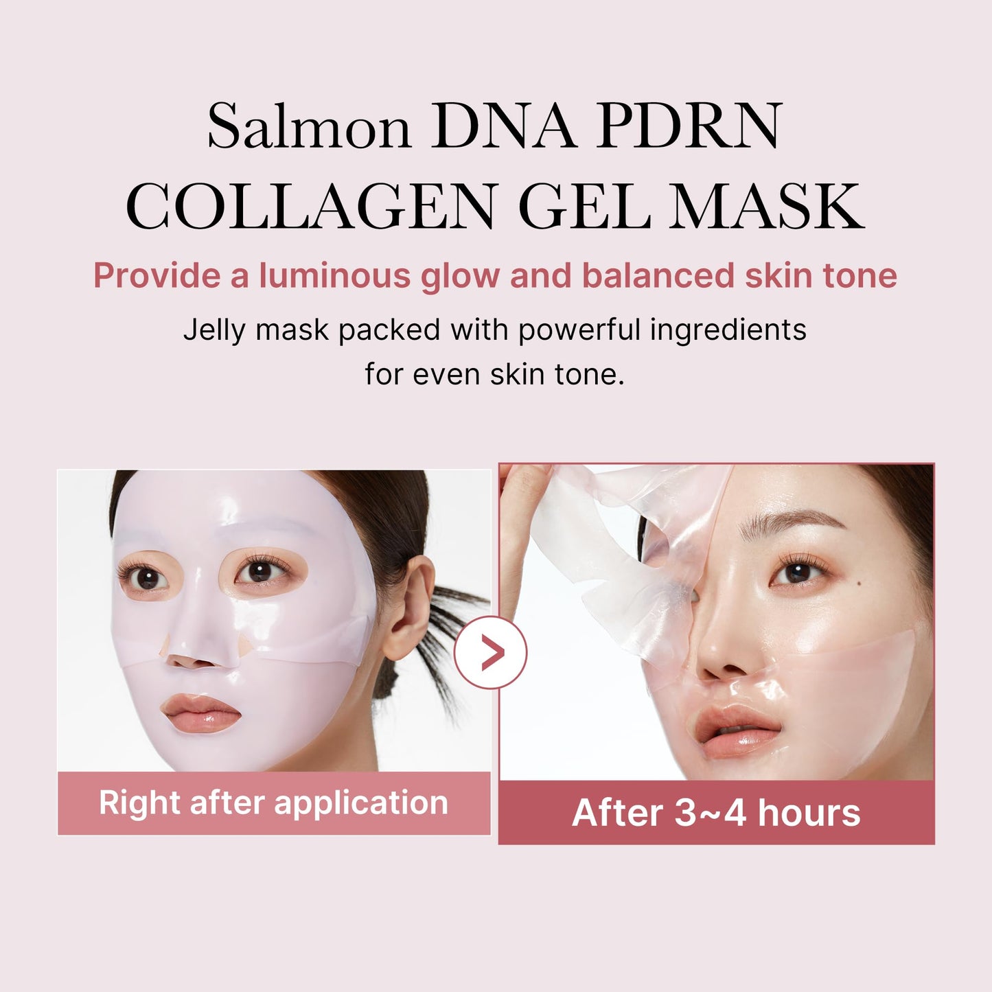 medicube Salmon DNA PDRN Pink Trio Set: Salmon DNA PDRN Pink Peptide Serum and Salmon DNA PDRN Pink CICA Soothing Toner and Salmon DNA PDRN pink collagen jelly gel mask (4ea)