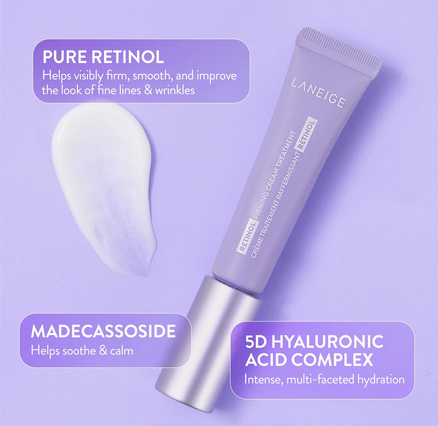 LANEIGE Retinol Firming Cream Treatment: Anti-Aging Moisturizer to Visibly Firm Skin & Smooth Fine Lines and Wrinkles