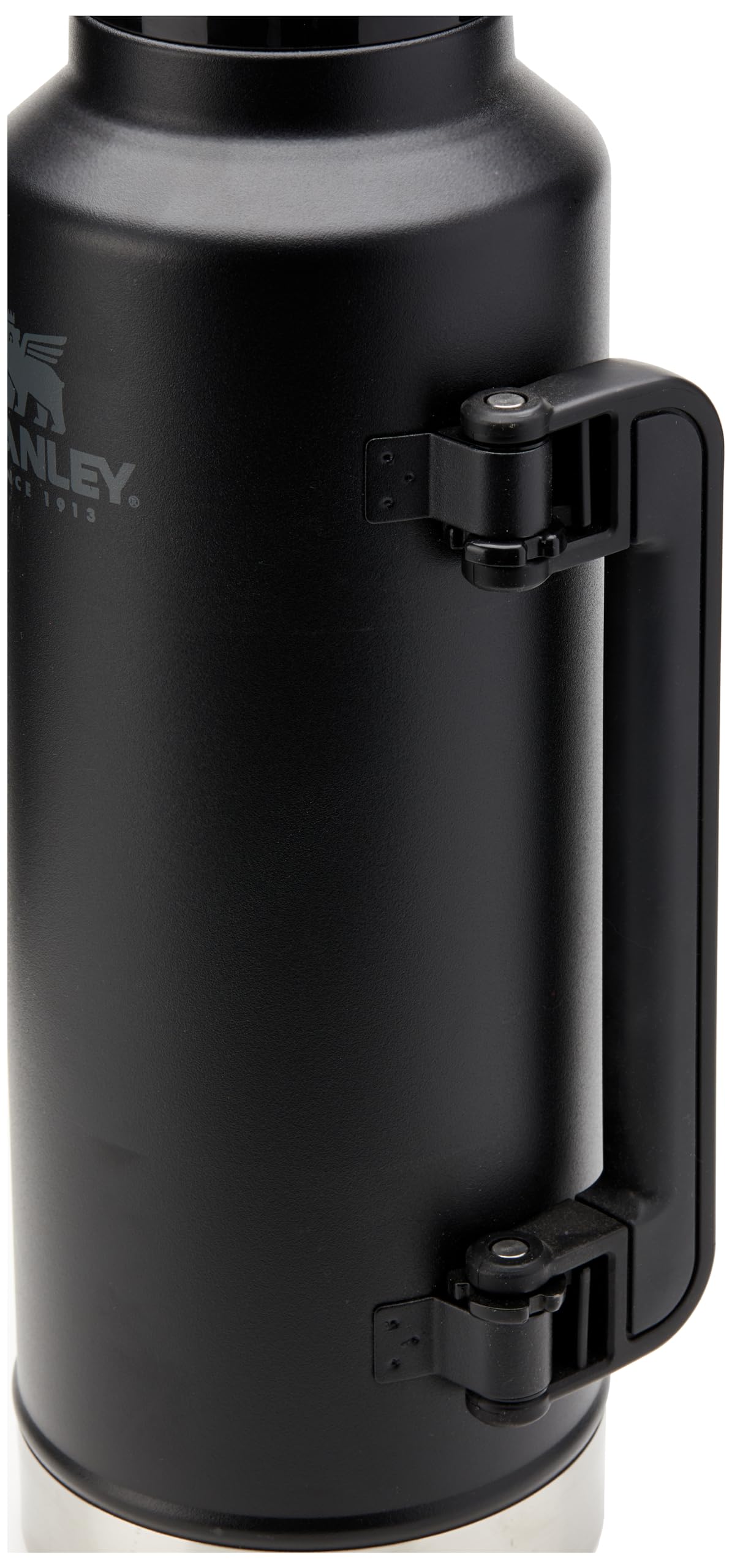 Stanley Classic Legendary Vacuum Bottle 2.0 qt | Wide Mouth with Leakproof Cup Lid | Keep Drinks Hot or Cold | Packable for Travel | Insulated Stainless Steel Thermos | BPA-Free | Matte Black