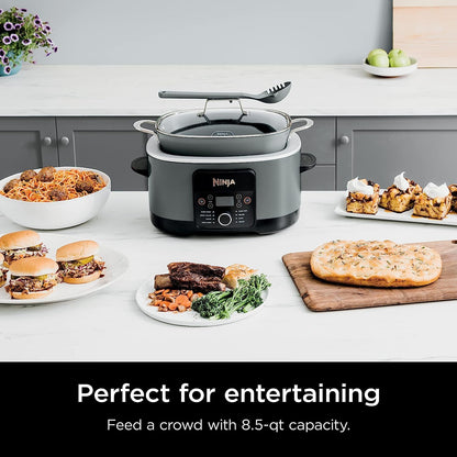 Ninja MC1001 Foodi Possible Slow Cooker PRO Multi-Cooker (Renewed) Bundle with 2 Year Enhanced Protection Pack