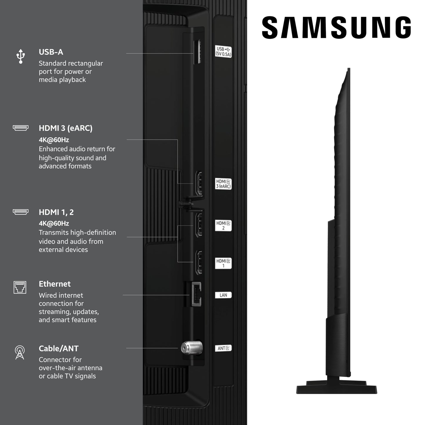 Samsung 65-Inch Class QLED Q7F Series Samsung Vision AI Smart TV (2025 Model, 65Q7F) Quantum HDR, Object Tracking Sound Lite, Q4 AI Gen1 Processor, 4K upscaling, Gaming Hub, Alexa Built-in
