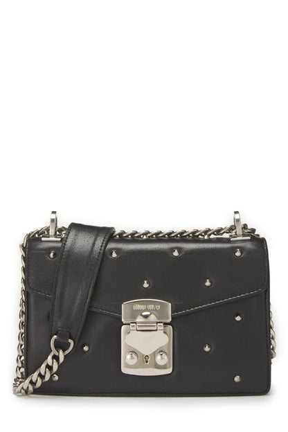Miu Miu, Pre-Loved Black Calfskin Confidential Crossbody, Black