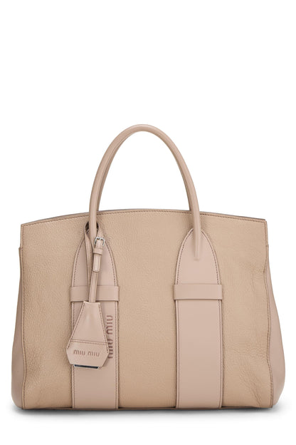 Miu Miu, Pre-Loved Pink Convertible Top Handle Bag, Pink