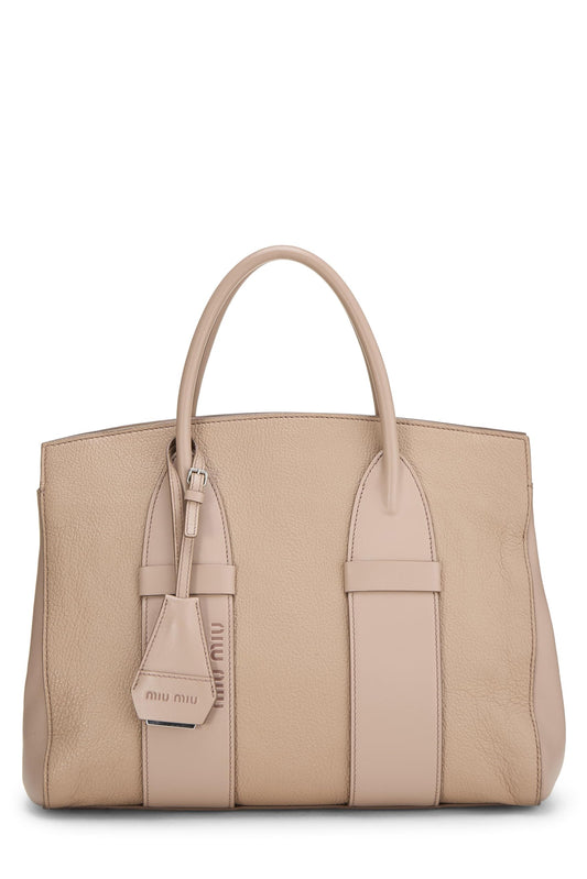 Miu Miu, Pre-Loved Pink Convertible Top Handle Bag, Pink