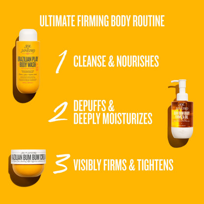 SOL DE JANEIRO Bum Bum Cream and Firmeza Body Oil Bundle, Amazon Exclusive