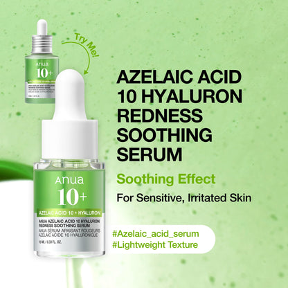 Anua Serum Discovery Trio, Mini Face Serum Travel Size Kit with Hyaluronic Acid, Niacinamide & Azelaic Acid, Hydrating Soothing Gift Set for Women, Korean Skincare Set -10ml/0.33fl.oz × 3EA