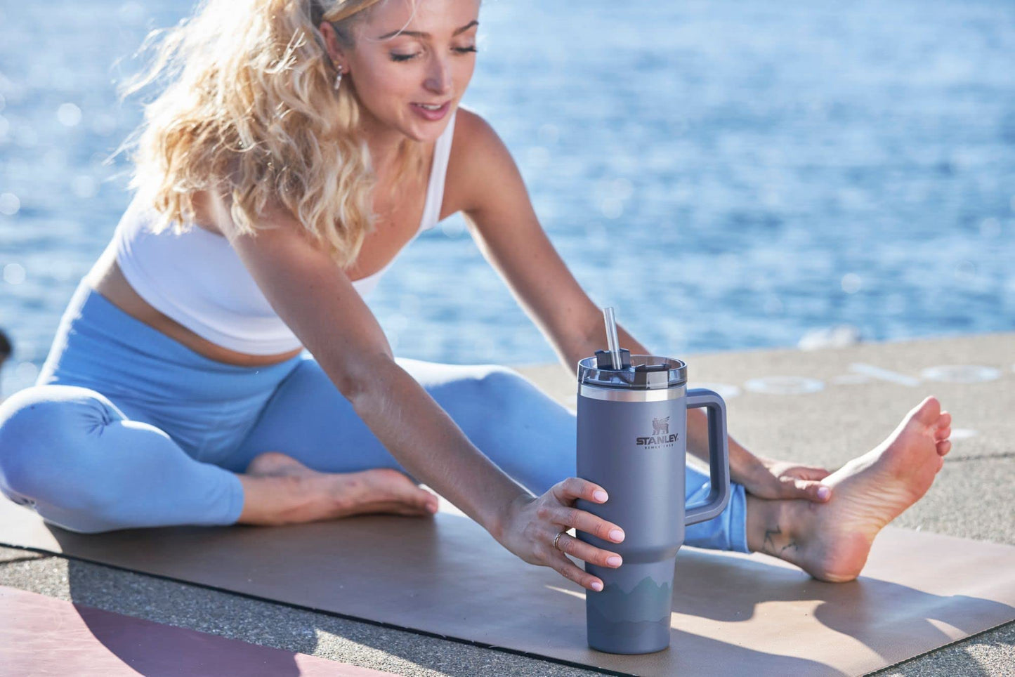STANLEY 40 oz. Adventure Quencher Tumbler, Dusk Landscape