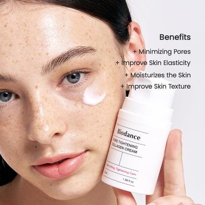 BIODANCE Collagen Cream | Firming Facial Moisturizer with Collagen, Mineral water, Hyaluronic Acid for Face | 1.69 fl.oz, 50ml
