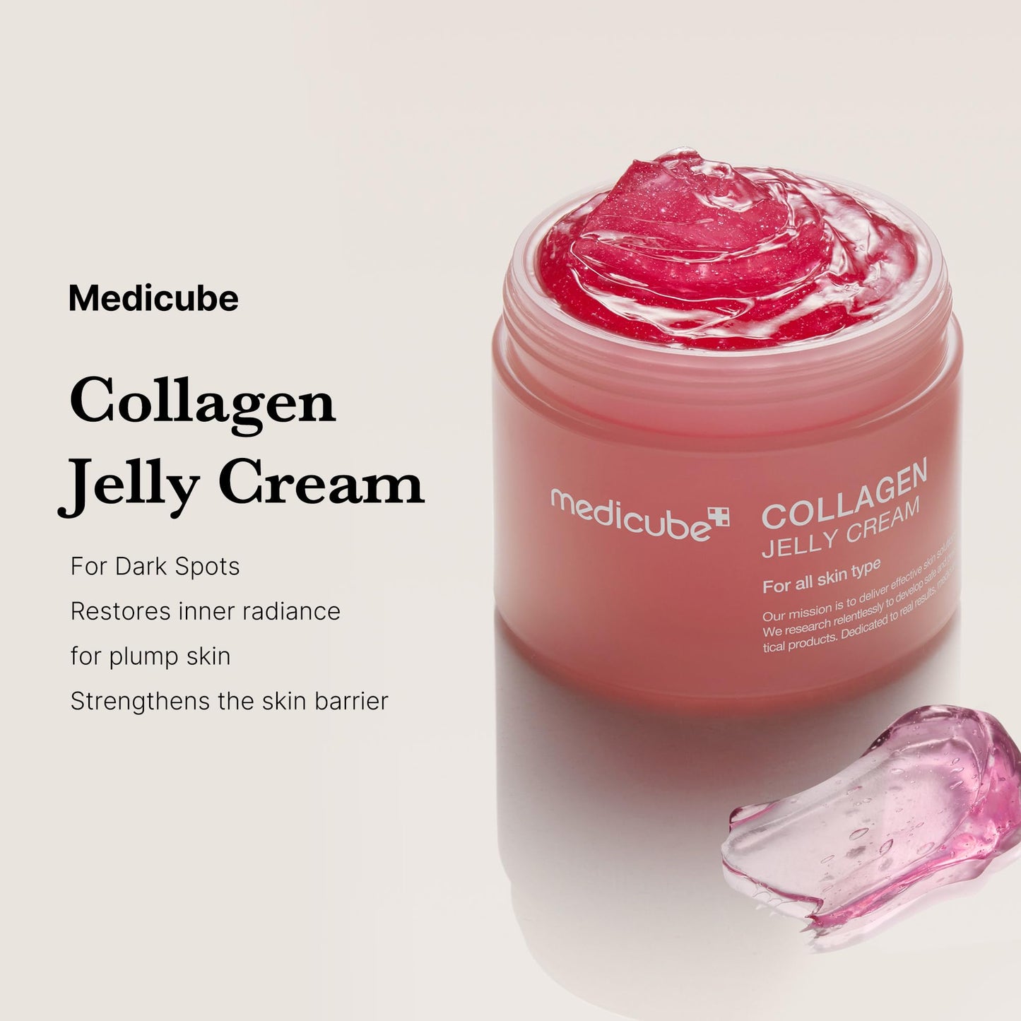 medicube Booster Glow Duo for Poreless Radiance: Age-R Booster Pro (Black) and Collagen Jelly Cream 50ml