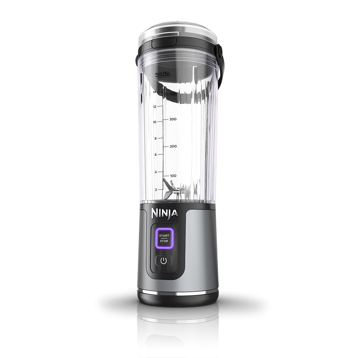 Ninja Blast Portable Blender, Cordless, 18oz. Vessel, Personal Blender for Shakes & Smoothies, BPA Free, Leakproof Lid, USB-C Rechargeable, Black, BC151BKC (Canadian Version)