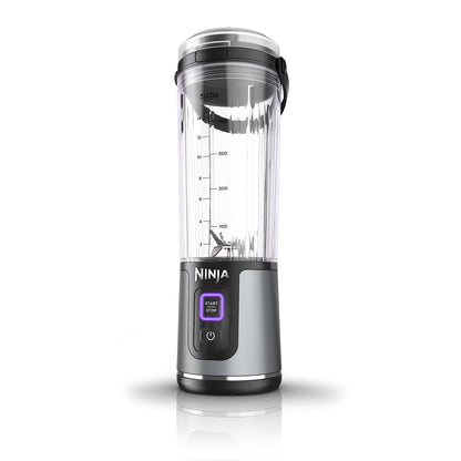 Ninja Blast Portable Blender, Cordless, 18oz. Vessel, Personal Blender for Shakes & Smoothies, BPA Free, Leakproof Lid, USB-C Rechargeable, Black, BC151BKC (Canadian Version)