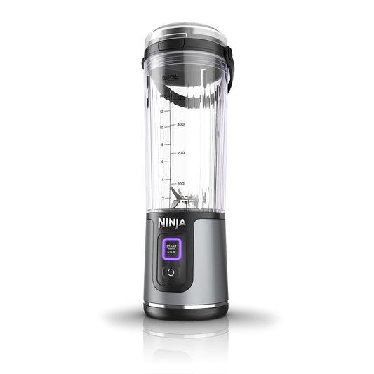 Ninja Blast Portable Blender, Cordless, 18oz. Vessel, Personal Blender for Shakes & Smoothies, BPA Free, Leakproof Lid, USB-C Rechargeable, Black, BC151BKC (Canadian Version)