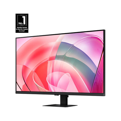 SAMSUNG 32-Inch ViewFinity S7 (S70D) Series 4K UHD High Resolution Monitor with HDR10, Multiple Ports, Easy Setup Stand, Advanced Eye Care, LS32D702EANXGO, 2024