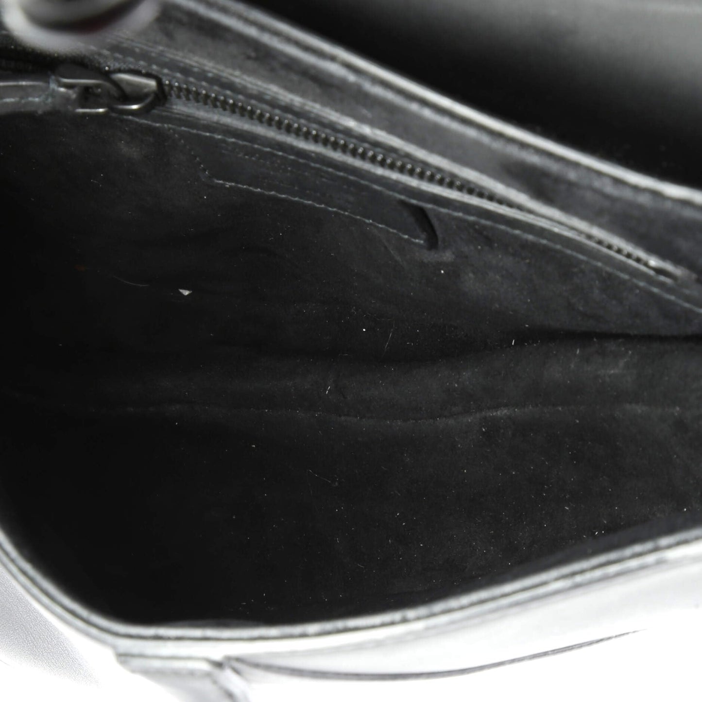 Christian Dior, Pre-Loved Ultra Matte Saddle Handbag Leather Medium, Black