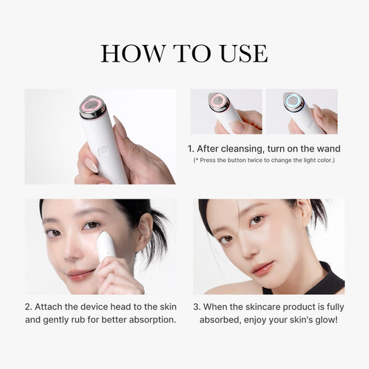 medicube Smooth and Refined Skin Duo: Mini Booster Pro White and Zero Exosome Shot 7,500 PPM Spicule Facial Serum