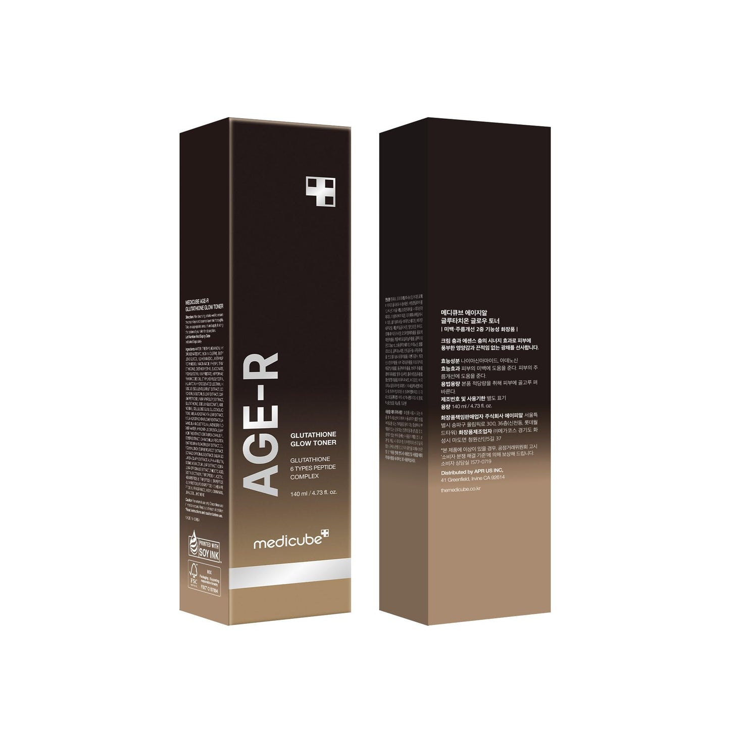 medicube Age-R Glutathione Glow Milky Toner, Low-Irritation Double Layer Toner for Glass Glow Skin with Peptide, Even Skin Tone, Radiance, Hydration, Korean Skincare