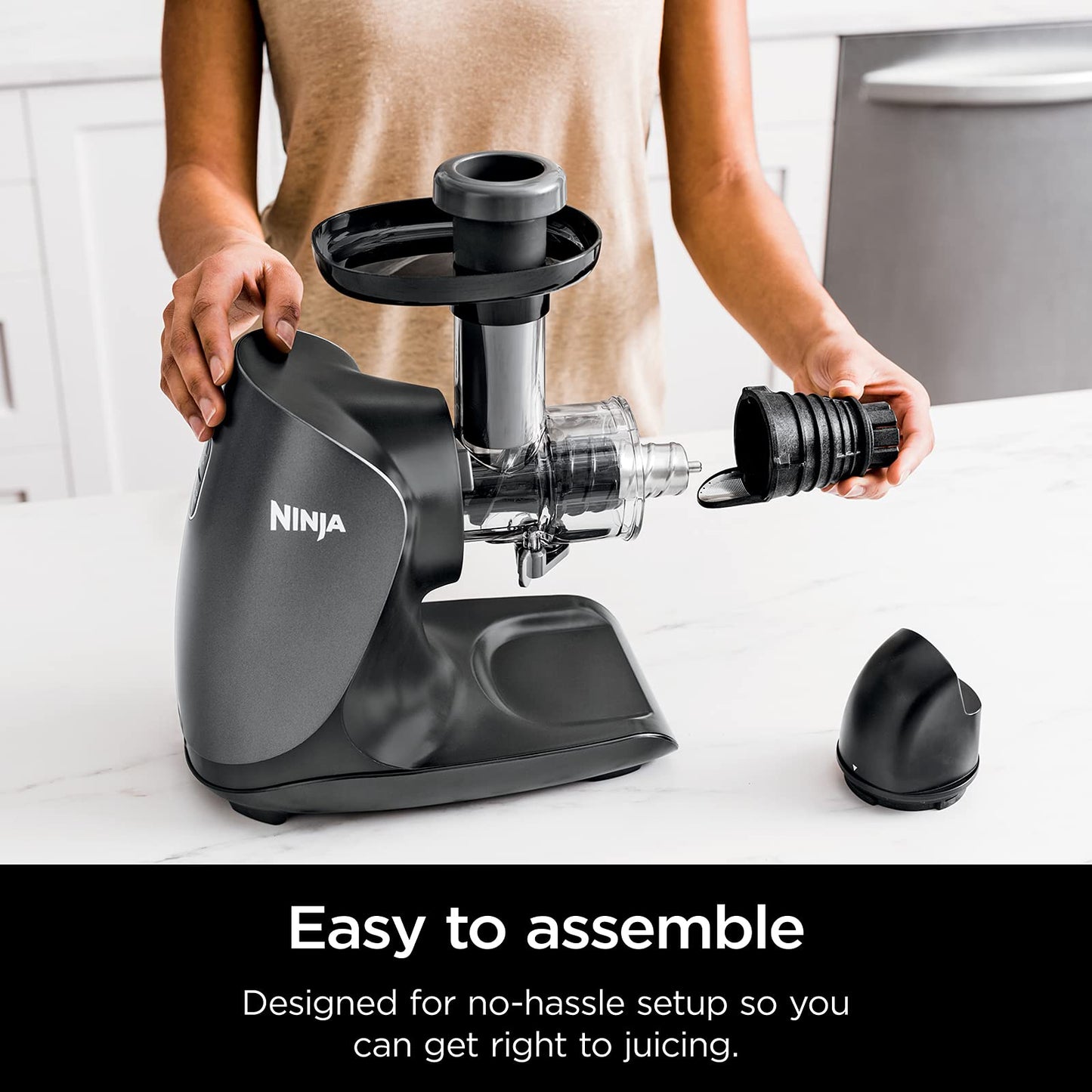 Ninja JC101 Cold Press Pro Juicer, Easy Clean, 1st Generation, Graphite
