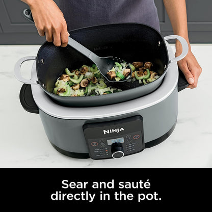 Ninja MC1001 Foodi Possible Slow Cooker PRO Multi-Cooker (Renewed) Bundle with 2 Year Enhanced Protection Pack