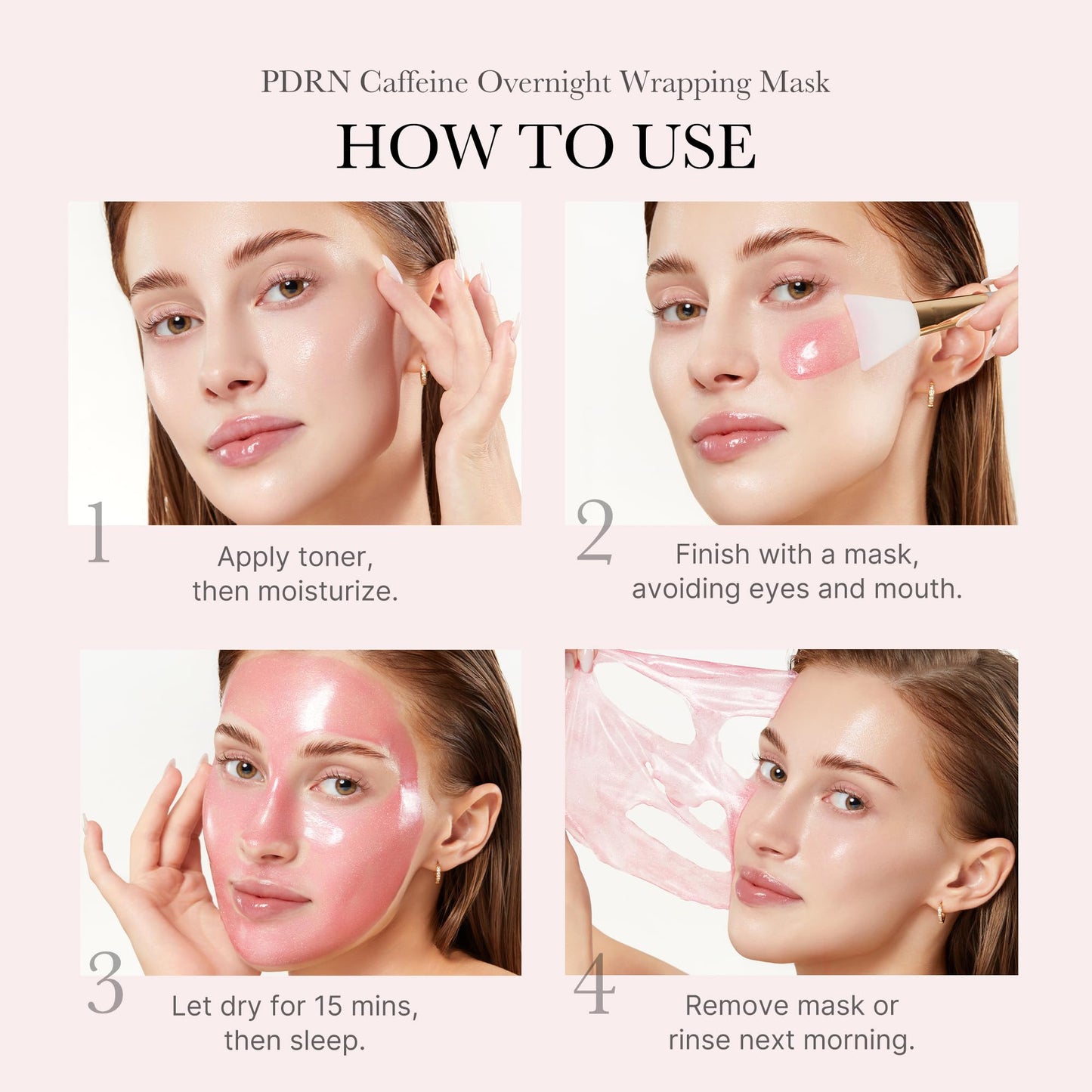 medicube PDRN Overnight Wrapping Mask with Jelly Brush