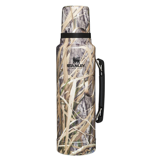 Stanley Classic Legendary Vacuum Bottle 1.5 qt | Wide Mouth with Leakproof Cup Lid | Keep Drinks Hot or Cold | Packable for Travel | Insulated Stainless Steel Thermal Bottle | BPA-Free | Habitat