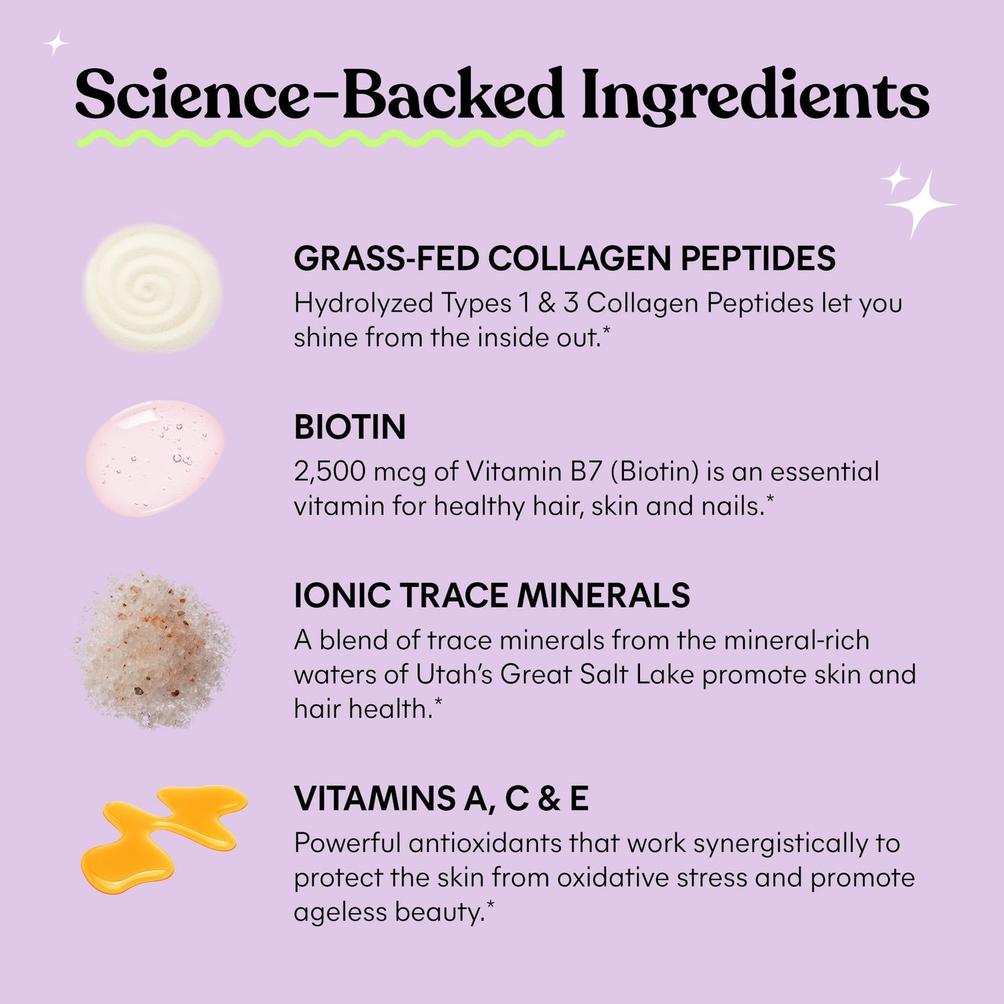 Lemme Glow Collagen Gummies for Thick Hair, Strong Nails & Healthy Skin with Multi-Collagen Peptides, Biotin, Trace Minerals, Zinc, Vitamins A, C & E, Dairy & Gluten Free, Peach Flavor, 60 ct.