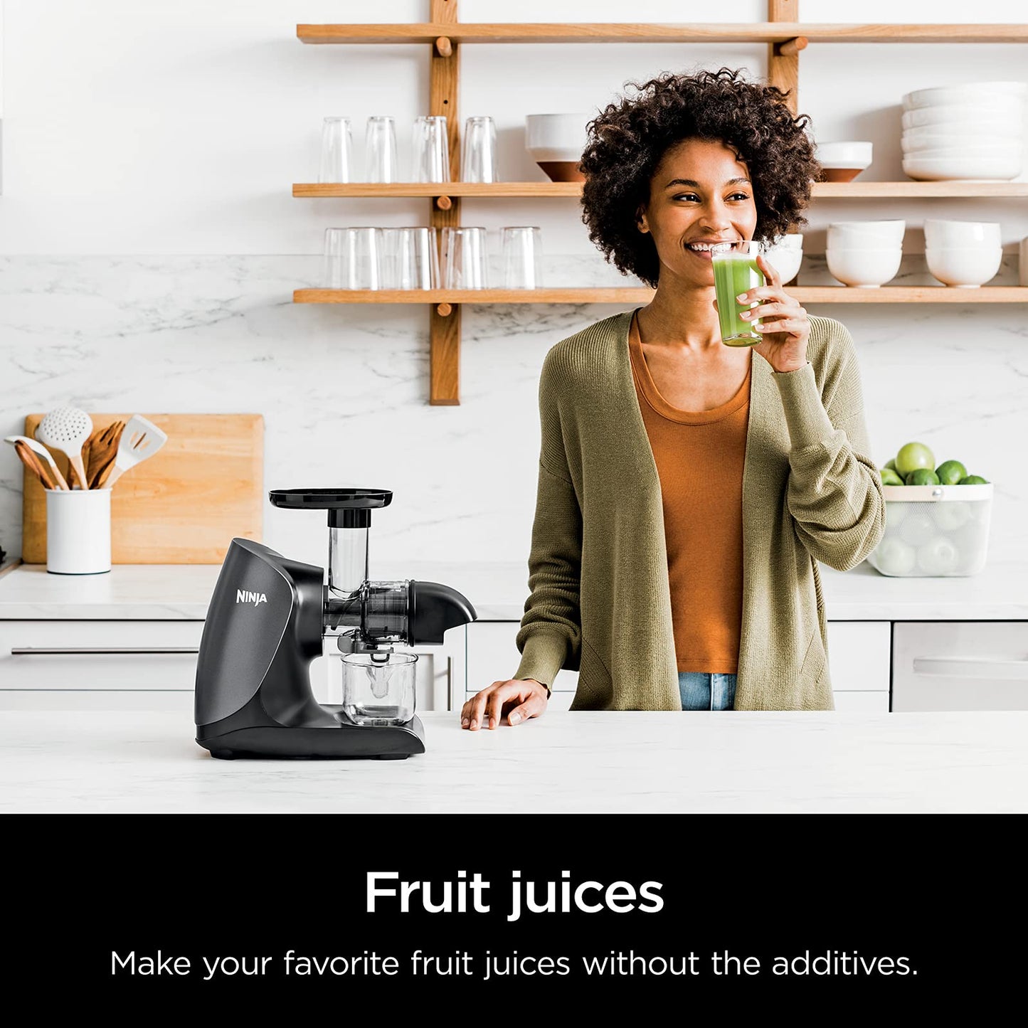 Ninja JC101 Cold Press Pro Juicer, Easy Clean, 1st Generation, Graphite