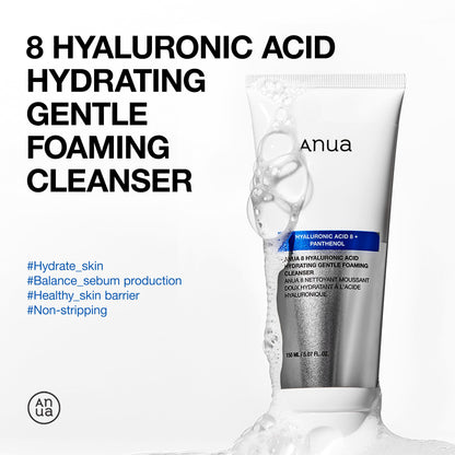 ANUA Gentle Double Cleanser Duo for Facial Cleansing : Heartleaf Pore Control Cleansing Oil Mild & Hydrating Gentle Foaming Cleanser for Double Cleansing, Daily Facial Cleanser, Korean Skincare