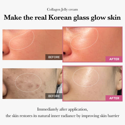 medicube Pink Glow Home Care Duo: PDRN Pink Peptide Toner and Collagen Jelly Cream (110ml)