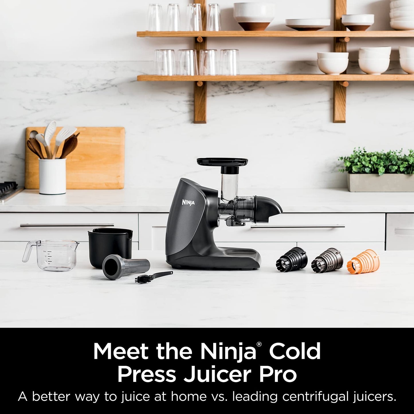 Ninja JC101 Cold Press Pro Juicer, Easy Clean, 1st Generation, Graphite