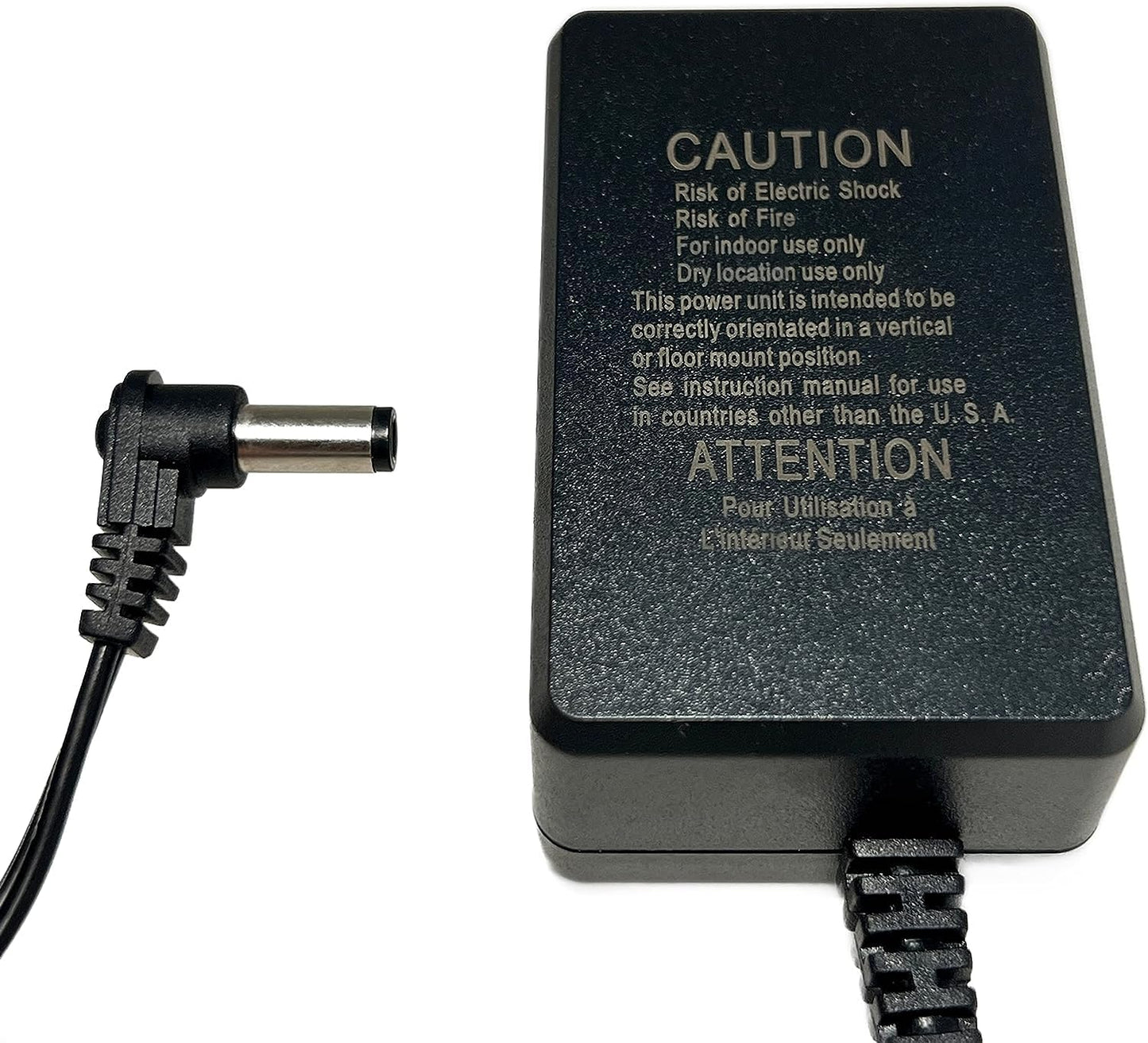 Ninja Power Adapter for BL580 CT661V CT671AV CT672V Smart Screen Blender Duo - AC/DC, 12V DC Barrel, 2A, 1W, Black, Wall Mount, Plastic, 1 Count