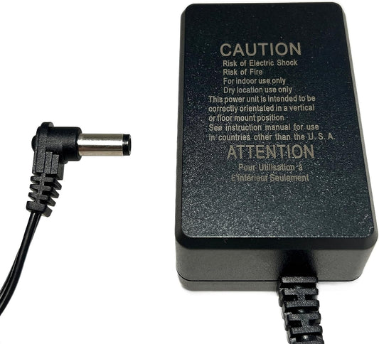 Ninja Power Adapter for BL580 CT661V CT671AV CT672V Smart Screen Blender Duo - AC/DC, 12V DC Barrel, 2A, 1W, Black, Wall Mount, Plastic, 1 Count
